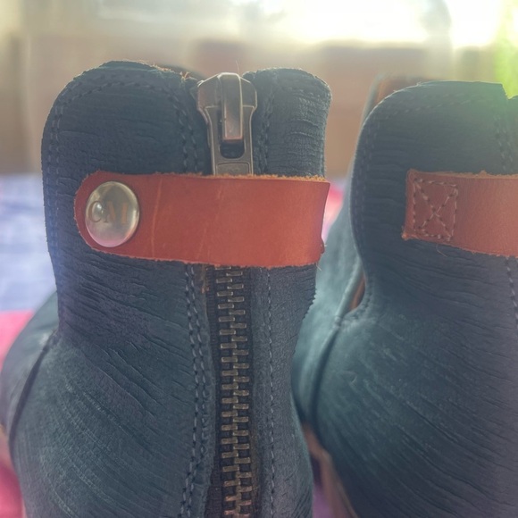 Catarina Mina turquoise ankle boots size UK 38 US 7.5 - Picture 4 of 8